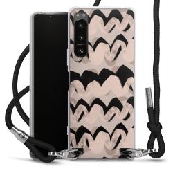 Carry Case Transparent Fabric black/silver