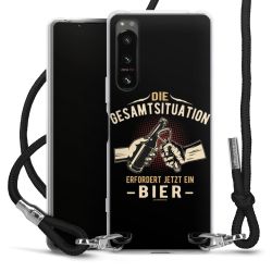 Carry Case Stoff schwarz/silber