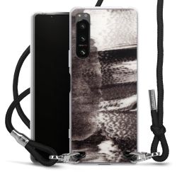 Carry Case Transparent Fabric black/silver