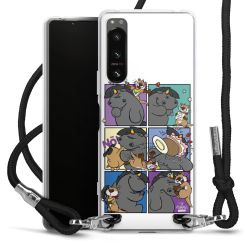 Carry Case Stoff schwarz/silber