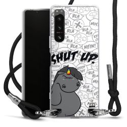 Carry Case Stoff schwarz/silber