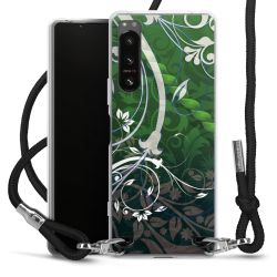 Carry Case Transparent Fabric black/silver