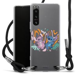 New Carry Case Transparent Stoff schwarz/silber