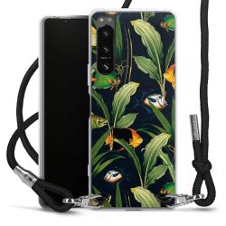 New Carry Case Transparent Stoff schwarz/silber