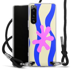 New Carry Case Transparent Stoff schwarz/silber