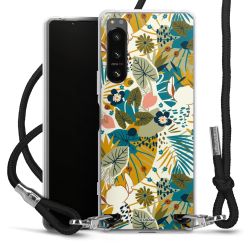 New Carry Case Transparent Stoff schwarz/silber