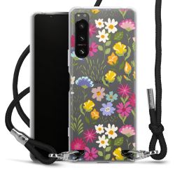 New Carry Case Transparent Stoff schwarz/silber