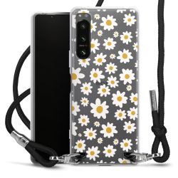 New Carry Case Transparent Stoff schwarz/silber