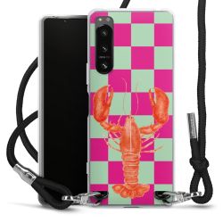 New Carry Case Transparent Stoff schwarz/silber