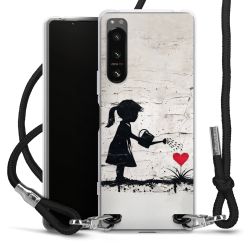 New Carry Case Transparent Stoff schwarz/silber