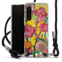 New Carry Case Transparent Stoff schwarz/silber