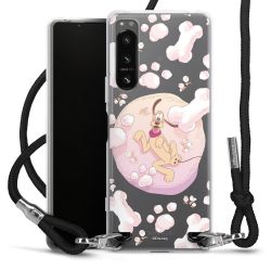 New Carry Case Transparent Stoff schwarz/silber