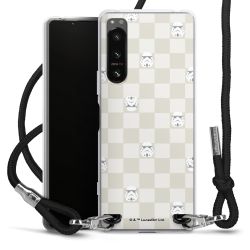 Carry Case Stoff schwarz/silber