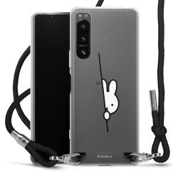 New Carry Case Transparent Stoff schwarz/silber