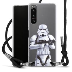 New Carry Case Transparent Stoff schwarz/silber