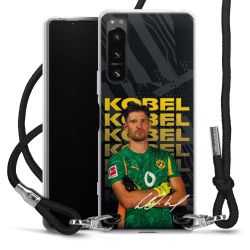 New Carry Case Transparent Stoff schwarz/silber