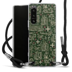 Carry Case Stoff schwarz/silber