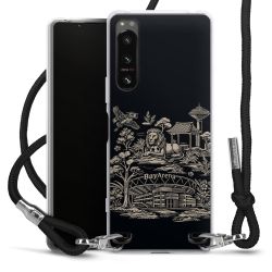 Carry Case Stoff schwarz/silber