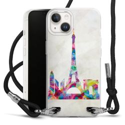 Carry Case Transparent Fabric black/silver