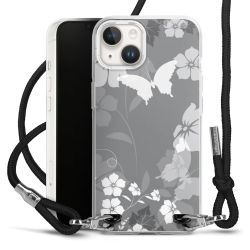 Carry Case Transparent Fabric black/silver