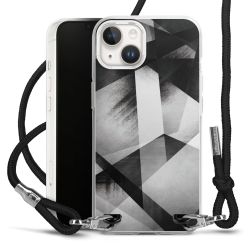 Carry Case Transparent Fabric black/silver