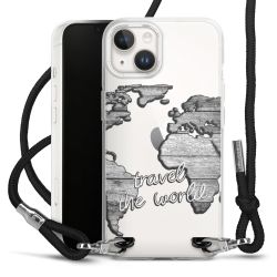 Carry Case Transparent Fabric black/silver