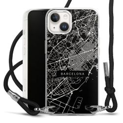 Carry Case Transparent Fabric black/silver