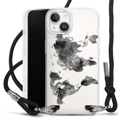 Carry Case Transparent Fabric black/silver