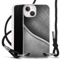 Carry Case Transparent Fabric black/silver