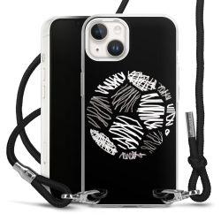 Carry Case Transparent Fabric black/silver