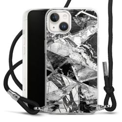 Carry Case Transparent Fabric black/silver