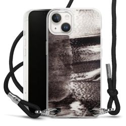 Carry Case Transparent Fabric black/silver