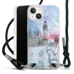 Carry Case Transparent Fabric black/silver