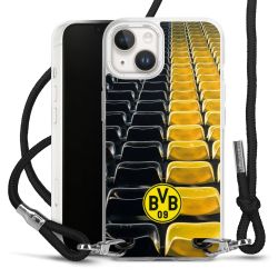 New Carry Case Transparent Stoff schwarz/silber