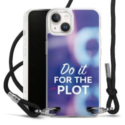 New Carry Case Transparent Stoff schwarz/silber