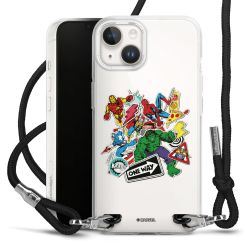 New Carry Case Transparent Stoff schwarz/silber