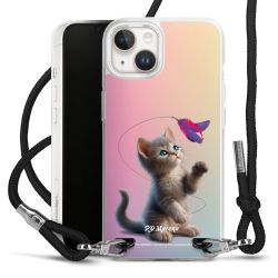 New Carry Case Transparent Stoff schwarz/silber