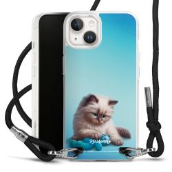 New Carry Case Transparent Stoff schwarz/silber