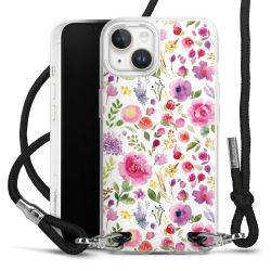 New Carry Case Transparent Stoff schwarz/silber