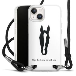 New Carry Case Transparent Stoff schwarz/silber