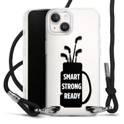 New Carry Case Transparent Stoff schwarz/silber