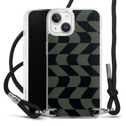 New Carry Case Transparent Stoff schwarz/silber