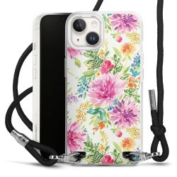 New Carry Case Transparent Stoff schwarz/silber