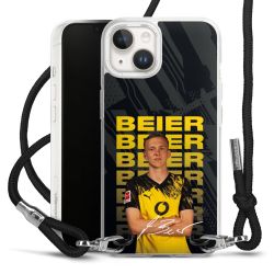 New Carry Case Transparent Stoff schwarz/silber