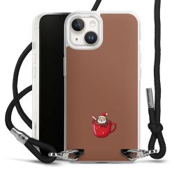 New Carry Case Transparent Stoff schwarz/silber