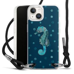 New Carry Case Transparent Stoff schwarz/silber