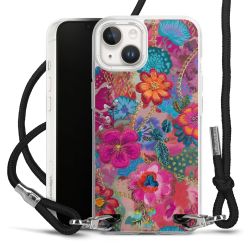 New Carry Case Transparent Stoff schwarz/silber