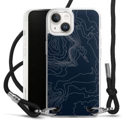 New Carry Case Transparent Stoff schwarz/silber