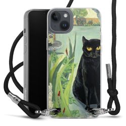 New Carry Case Transparent Stoff schwarz/silber