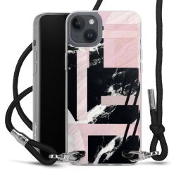 Carry Case Transparent Fabric black/silver